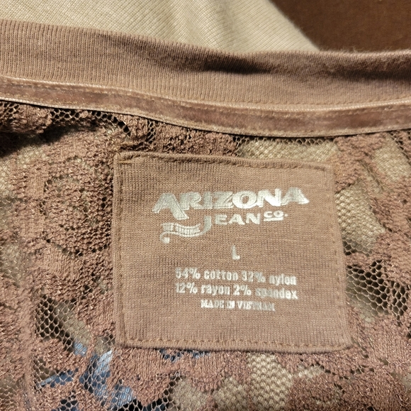 Arizona Jean Co lace cardigan top. - Picture 5 of 6